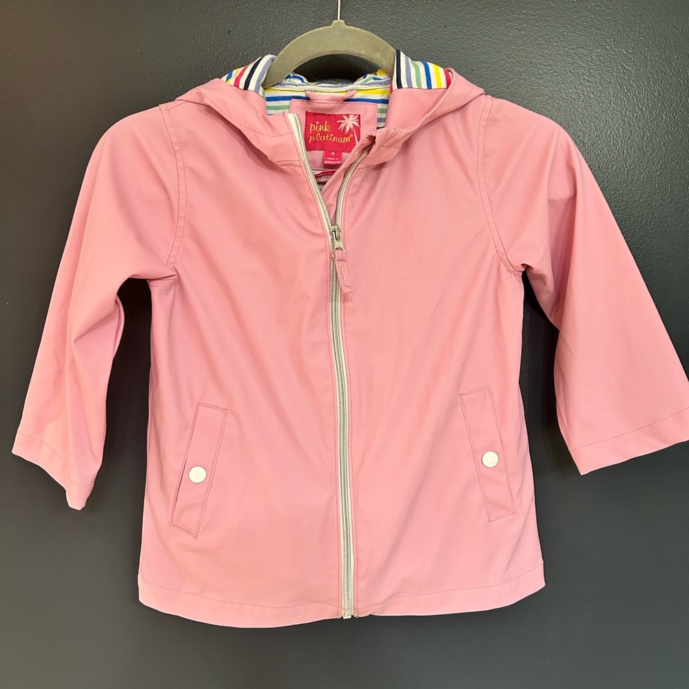 Pink Platinum Kids Raincoat - Pink